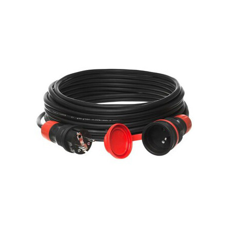 Prodlužovací kabel PS-X1/IP 54/20M/3X2,5/H05RR-F černo-červený