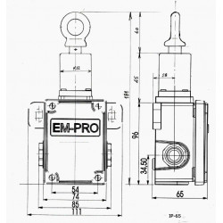 Lankový spínač PS – 10, IP 65